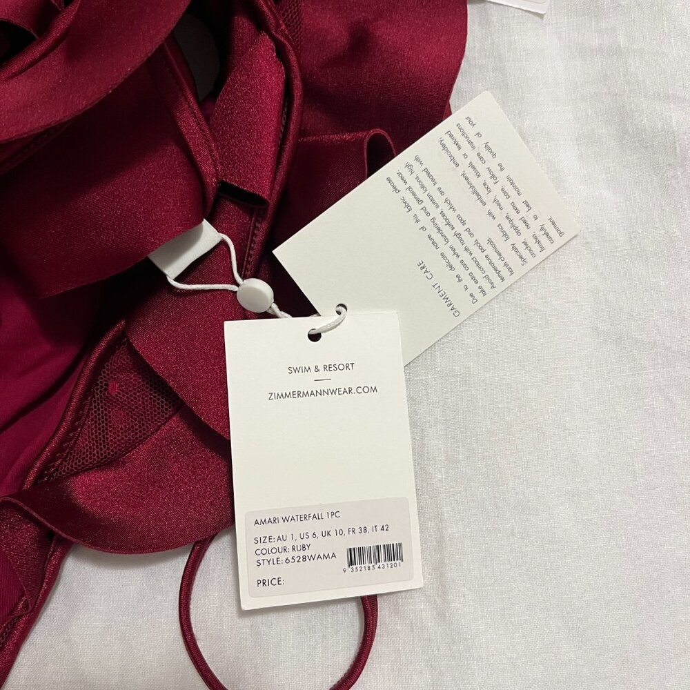 Zimmermann Amari Waterfall one-piece swimsuit - Picture 6 of 7